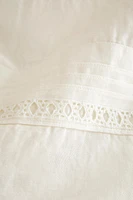 EMBROIDERED LINEN DUVET COVER