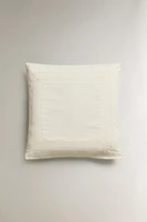 EMBROIDERED LINEN PILLOWCASE