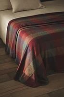 PLAID WOOL BLANKET