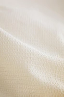 WAFFLE-KNIT DUVET COVER