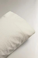 WAFFLE-KNIT PILLOWCASE