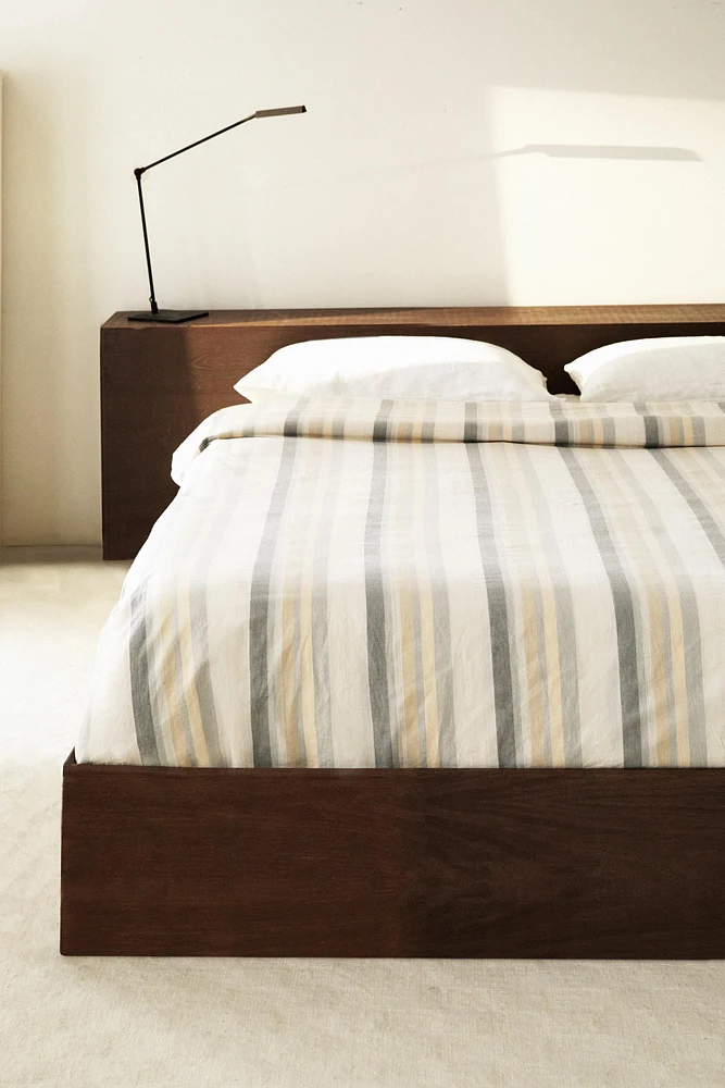 STRIPED DUVET COVER