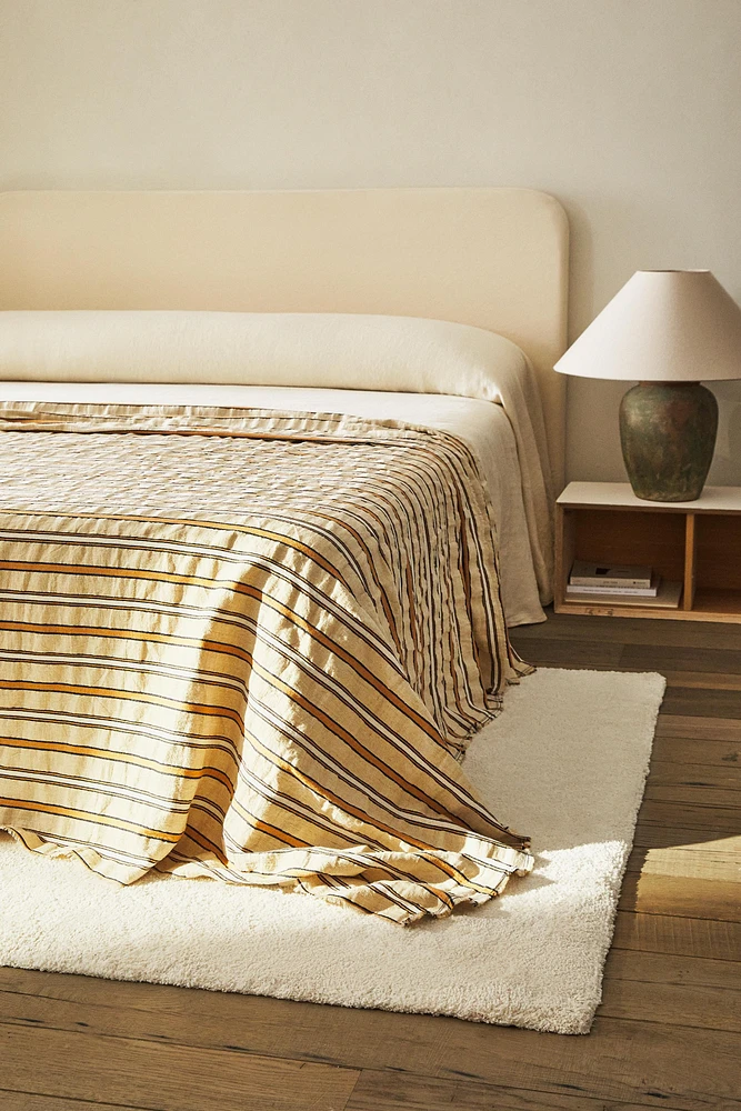 STRIPED BEDSPREAD