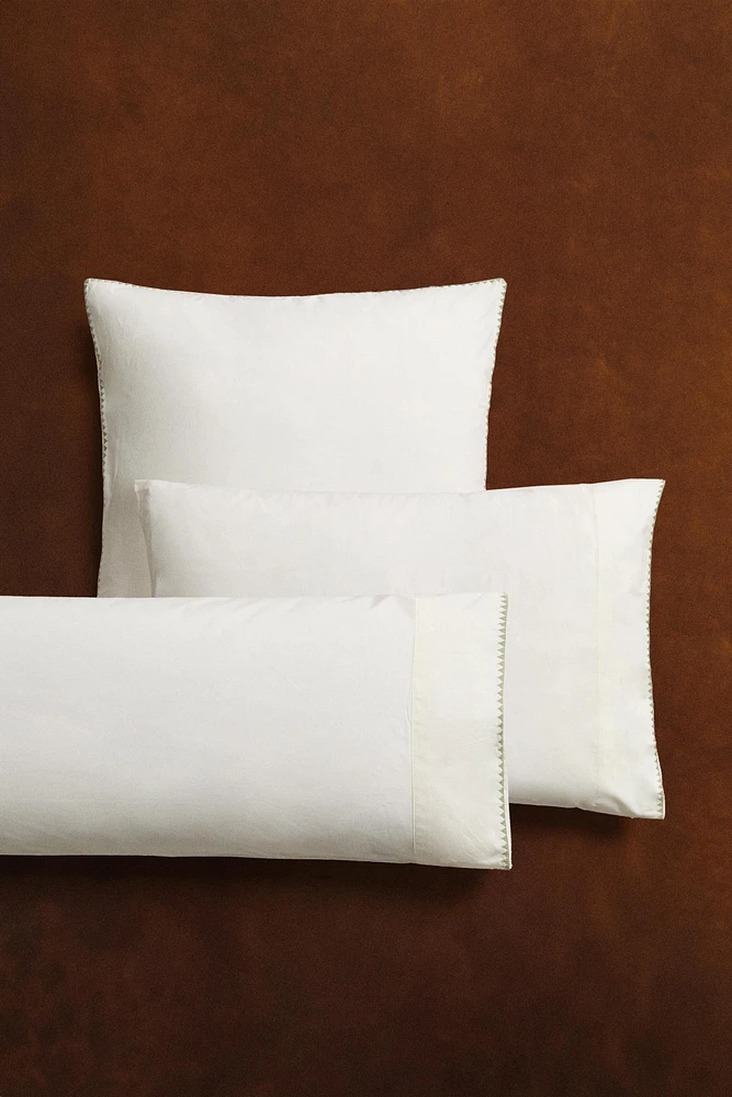 EMBROIDERED PILLOWCASE