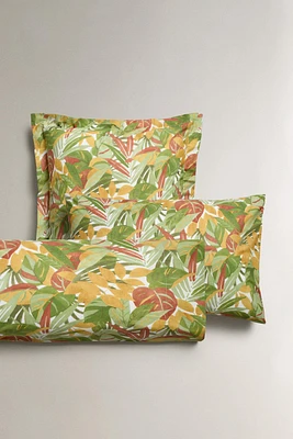 LEAF PRINT PILLOWCASE