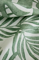 TROPICAL LEAVES PRINT FLAT SHEET