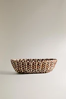 OVAL RATTAN BREAD BASKET