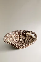 ROUND RATTAN BREAD BASKET