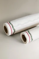 SET OF COTTON NAPKINS ROLL WITH CHRISTMAS BORDER (SET 20)