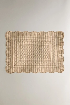 STRIPED QUILTED PLACEMAT