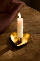 CHRISTMAS METAL HEART TEALIGHT HOLDER