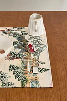 CHRISTMAS LANDSCAPE JACQUARD COTTON PLACEMAT