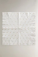 SET OF CHRISTMAS SNOWFLAKE PAPER NAPKINS (SET OF 20)