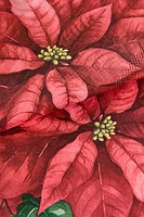 SET OF CHRISTMAS POINSETTIA PAPER NAPKINS (SET OF 20)