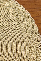 SET OF PLACEMATS WITH METALLIC THREAD (SET 2)