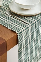 CHRISTMAS CHECK TABLE RUNNER