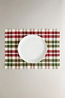 SET OF PLACEMATS WITH METALLIC THREAD CHRISTMAS (SET OF 2)