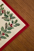 JACQUARD PLACEMAT WITH CHRISTMAS BORDER