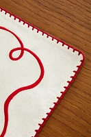 CHRISTMAS COTTON PLACEMAT WITH BOW