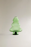 BOROSILICATE GLASS CHRISTMAS TREE SALT SHAKER