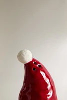 CHRISTMAS HAT SALT AND PEPPER SHAKER SET (SET OF 2)