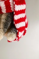 DOG WITH A SCARF CHRISTMAS TREE ORNAMENT