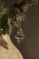 GLASS DROPS CHRISTMAS TREE DECORATION