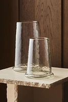 CONICAL GLASS VASE