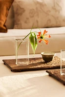 SQUARE GLASS VASE