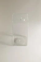 SQUARE GLASS VASE