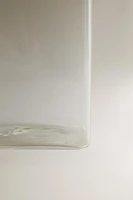 SQUARE GLASS VASE