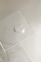 SQUARE GLASS VASE