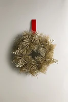 GLITTERY CHRISTMAS WREATH DECORATION