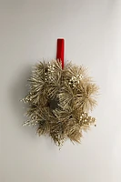 GLITTERY CHRISTMAS WREATH DECORATION