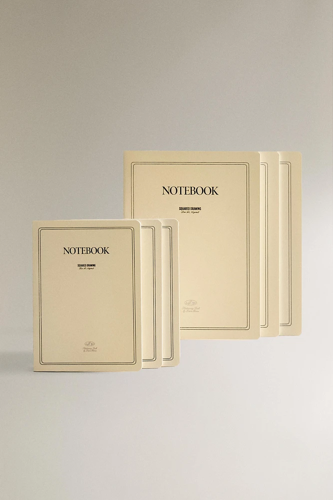 SET OF SOFT COVER NOTEBOOKS (SET 3)