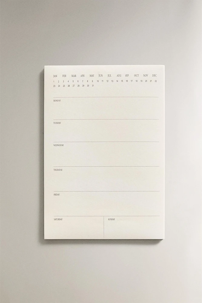 STATIONERY SET OF CALENDAR STICKERS (SET OF 20)