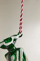 GLASS CANDY CHRISTMAS TREE DECORATION