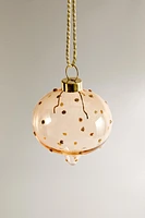 SET OF POLKA DOT BALL CHRISTMAS TREE DECORATIONS (SET OF 3)