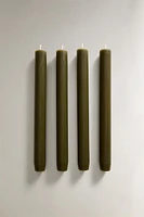 SET OF BASILICUM SCENTED LONG CANDLES (SET OF 4)