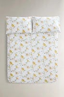 SUNFLOWER PRINT DUVET COVER