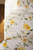 SUNFLOWER PRINT FLAT SHEET