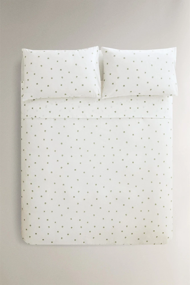 CLOVER PRINT DUVET COVER