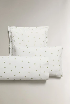 CLOVER PRINT PILLOWCASE