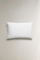 EMBROIDERED DAISIES PILLOWCASE