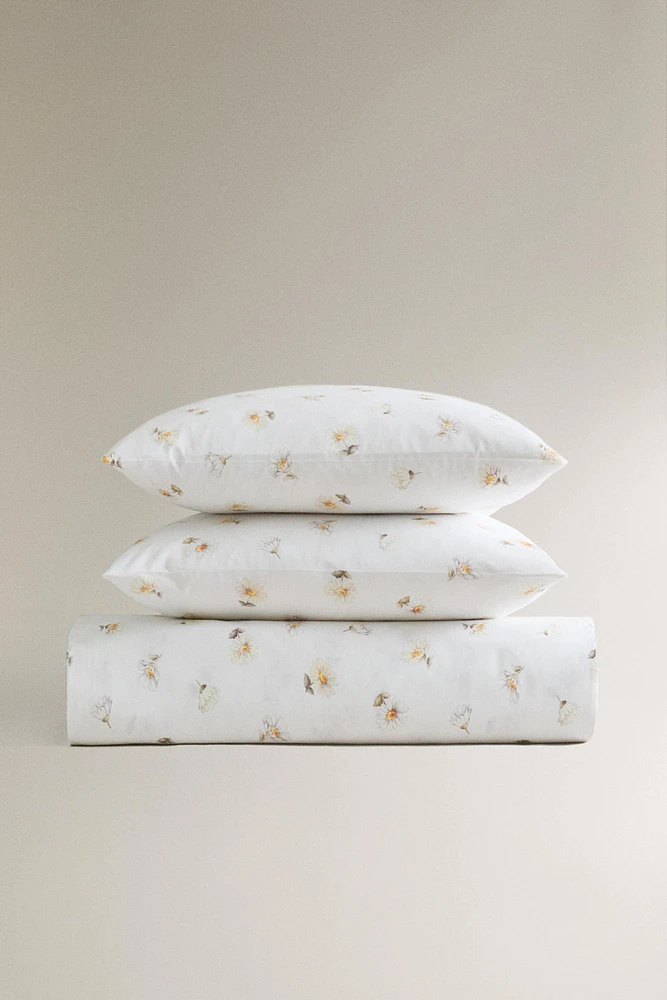 DAISY PRINT DUVET COVER