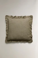 RUFFLED PILLOWCASE