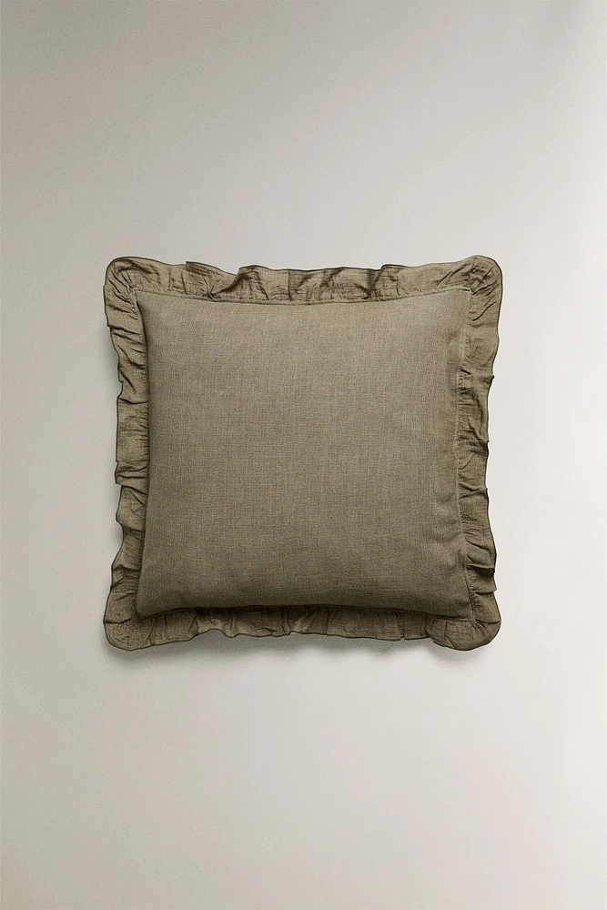 RUFFLED PILLOWCASE