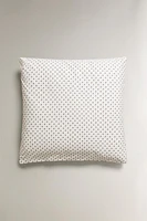 COTTON PILLOWCASE WITH CHRISTMAS HOLLY