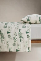 TOILE DE JOUY CHRISTMAS SATEEN DUVET COVER