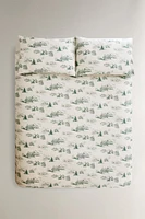 TOILE DE JOUY CHRISTMAS SATEEN DUVET COVER